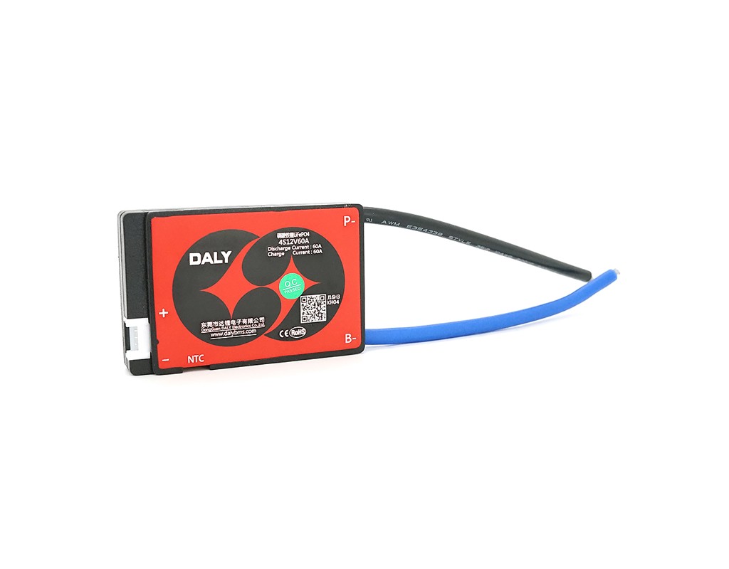 BMS плата DaLy LiFePO4 12V 4S 60A