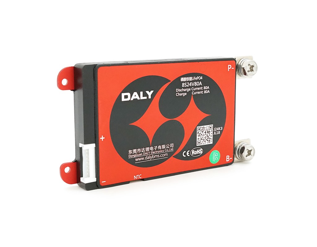 BMS плата DaLy LiFePO4 24V 8S 80A
