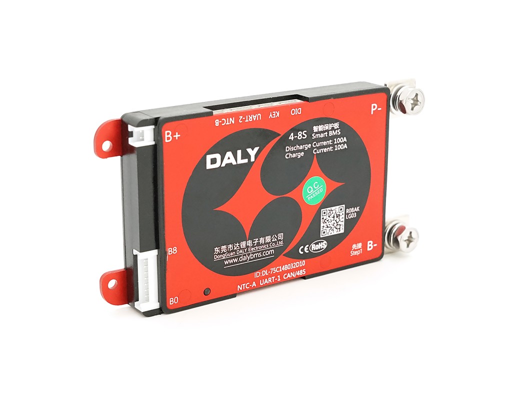 BMS smart плата DaLy LiFePO4 12V 4-8S 100100A з Bluetooth