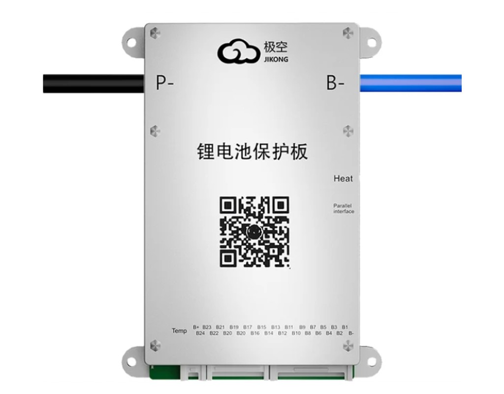BMS плата JK-BD6A24S8P Li-Ion / LiFePo4 / LTO 8S-24S, 80A, CAN / RS485, 1m&Omega;, Bluetooth, Ballance 0.6A