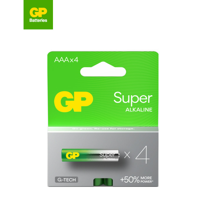 Батарейка Gp AAA LR3 Super Alcaline * 4 (24A21-SB4 / 4891199218224)