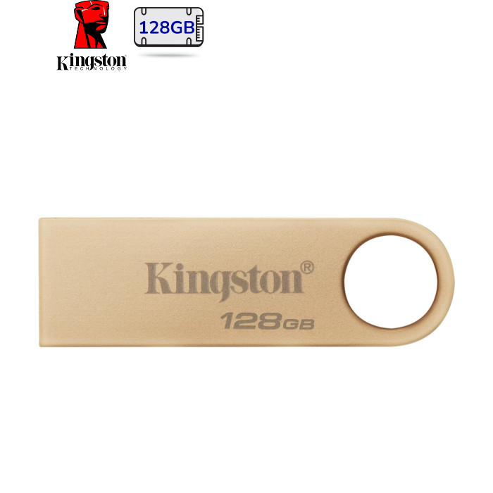 USB Flash Kingston SE9 G3 128GB USB3.2 Metal Gold, Retail