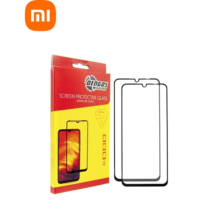 Стекло защитное Dengos Xiaomi Redmi 13C 2шт. (DG-TG2P-05)