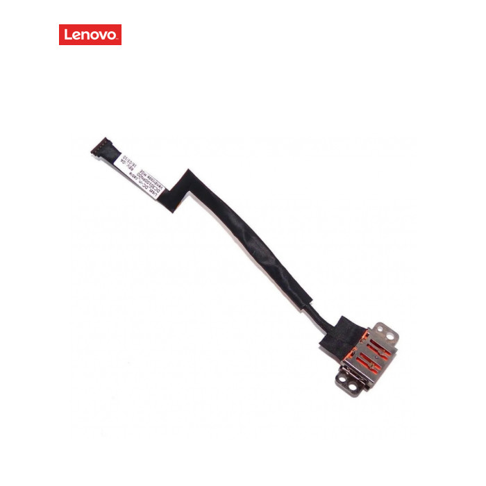 Разъем питания ноутбука с кабелем Lenovo PJ974 (bevel USB), 5-pin, 11 см (A49108)
