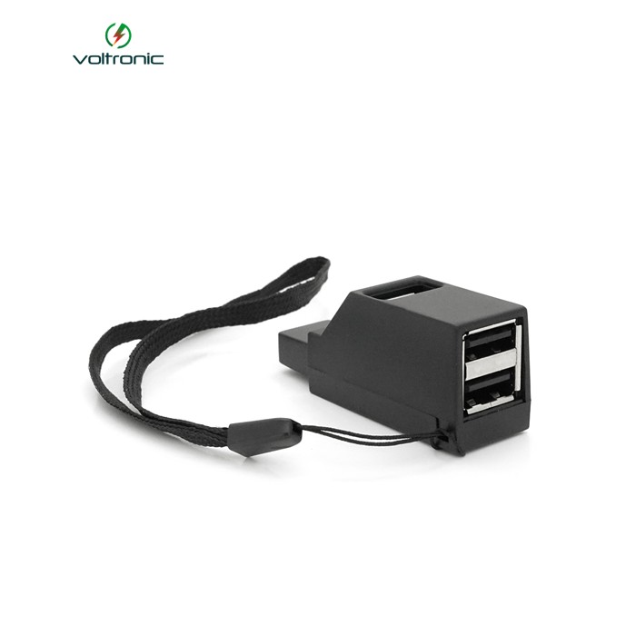 Портативний USB HUB 3.0 на 1 порт USB3.0 + 2 порту USB2.0, Black, OEM