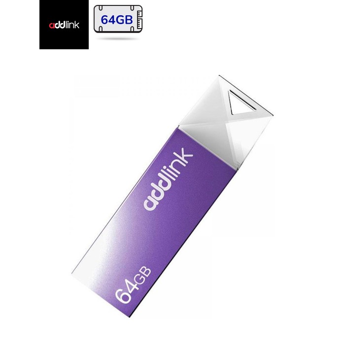 USB флеш накопитель AddLink 64GB U10 Violet USB 2.0 (ad64GBU10V2)