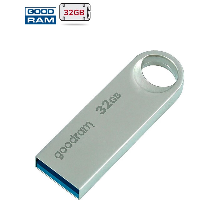 USB флеш накопитель Goodram 32GB UNO3 Steel USB 3.2 (UNO3-0320S0R11)