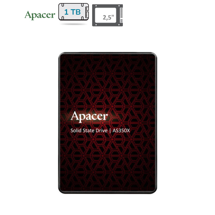 Накопичувач SSD 2.5" 1TB AS350X Apacer (AP1TBAS350XR-1)