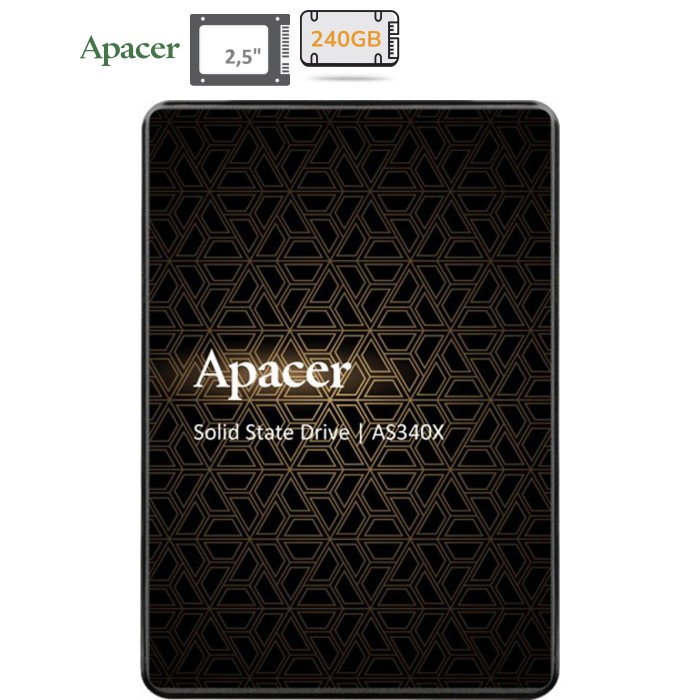 Накопичувач SSD 2.5" 240GB AS340X Apacer (AP240GAS340XC-1)