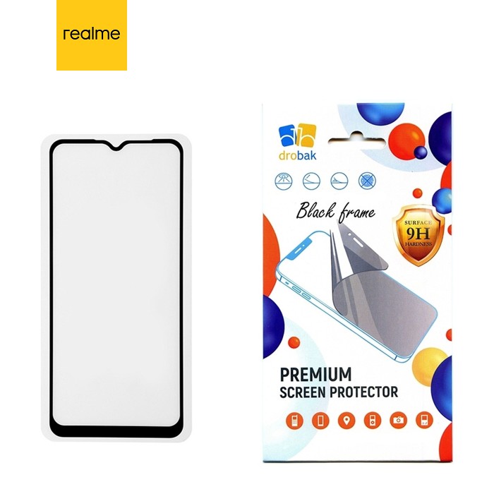 Стекло защитное Drobak Realme C51 Black (676733)