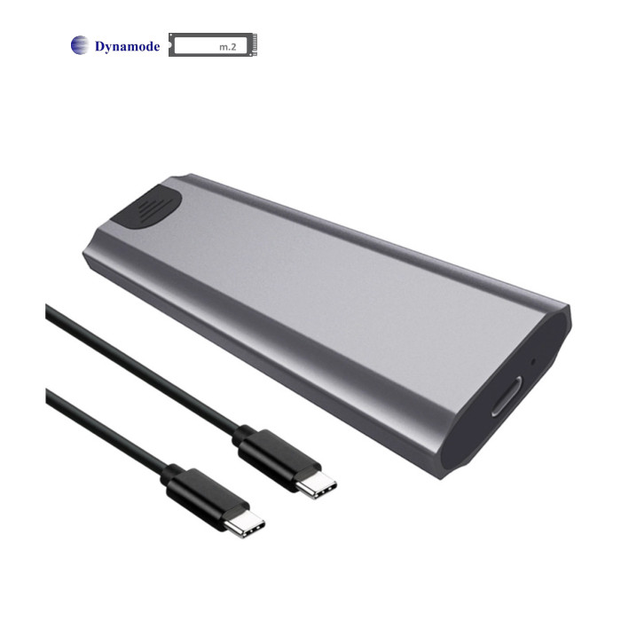 Кишеня зовнішня USB to M.2 NVMe/SATA combo USB3.1 GEN2 USB-C (DM-CAD-SSD05) M.2 NVME, M.2 SATA, - USB Type-C, 104 x 38 x 11 мм, 44 г