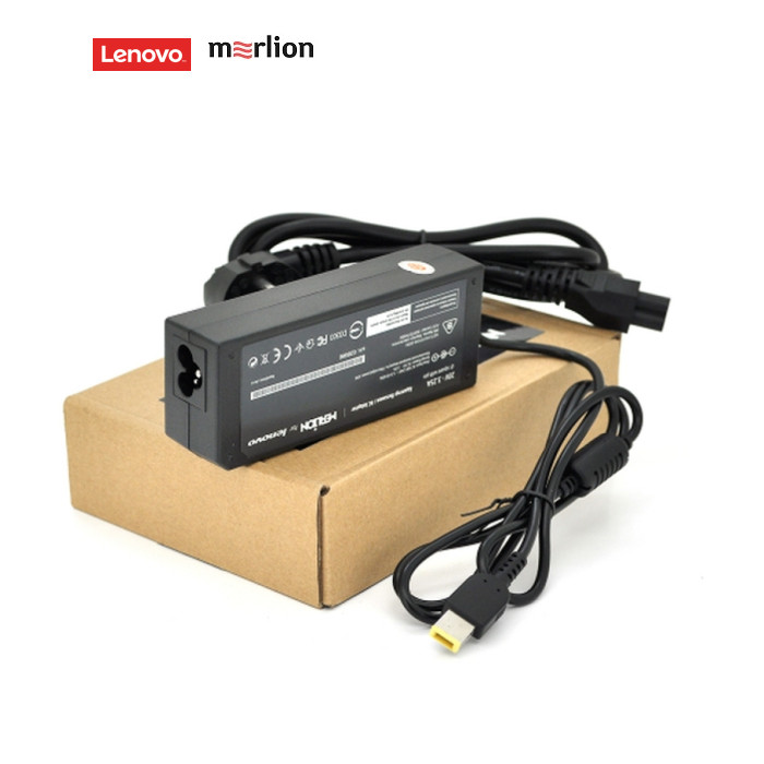 Блок живлення до ноутбуку Merlion LENOVO 65W 20V 3,25A, прямокутний (pin inside) (03219 / LLN65/20-FOR YOGA)