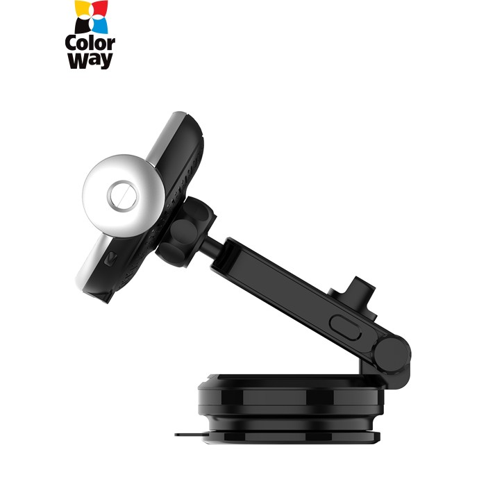 Універсальний автотримач ColorWay AutoSense Car Wireless Charger 15W (Dashboard + Air Vent) (CW-CHAW039Q-BK)
