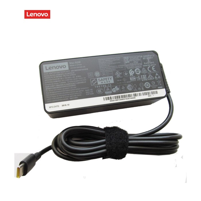 Блок живлення до ноутбуку Lenovo 65W 20V, 3.25A + 15V, 3A + 9V, 2A + 5V, 2A, разъем USB Type- (ADLX65CLGC2A / A40263)