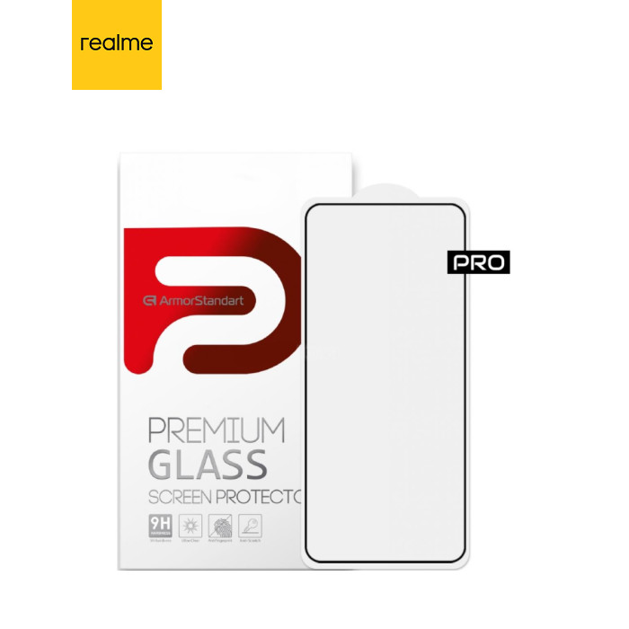 Стекло защитное Armorstandart Pro Realme X7 Black (282143703)