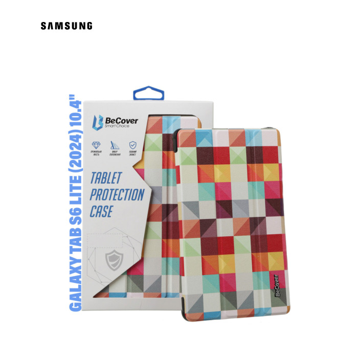 Чехол для планшета BeCover Smart Case Samsung Tab S6 Lite (2024) 10.4" P620/P625/P627 Square (710834)