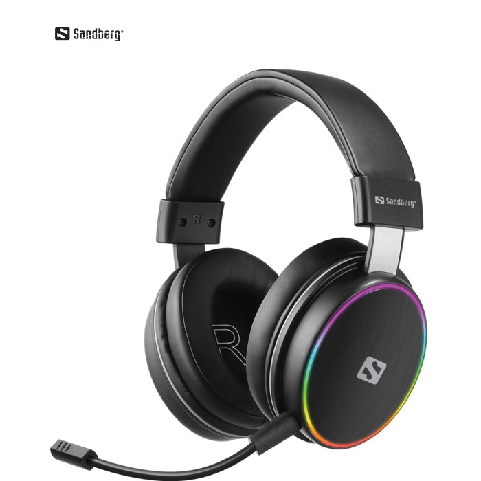 Наушники Sandberg HeroBlaster Bluetooth Led Headset Black (126-42)