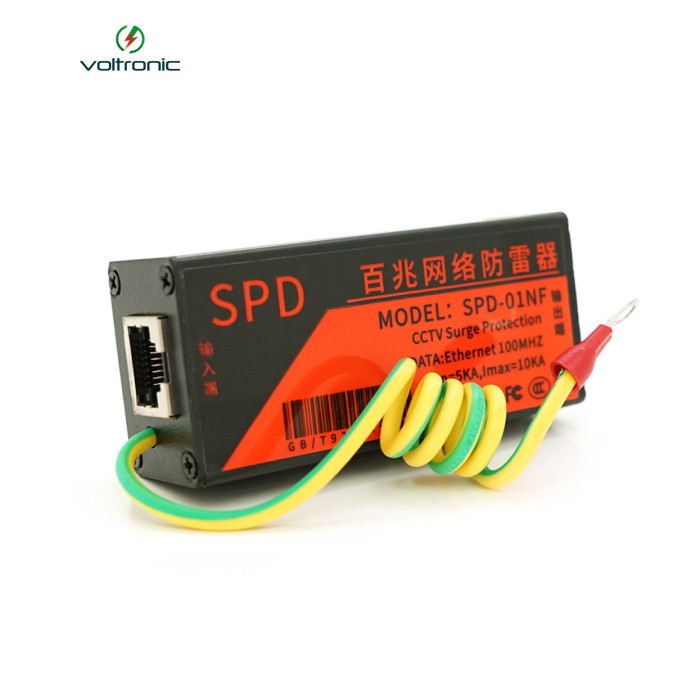 Грозозахист LAN 10 / 100M, 0-220V ( захист Вхід = 5KA, Макс = 10KA)