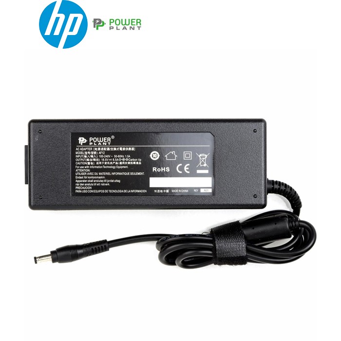 Блок питания к ноутбуку PowerPlant HP 220V, 18.5V 120W 6.5A (5.5*2.5) (HP120E5525)