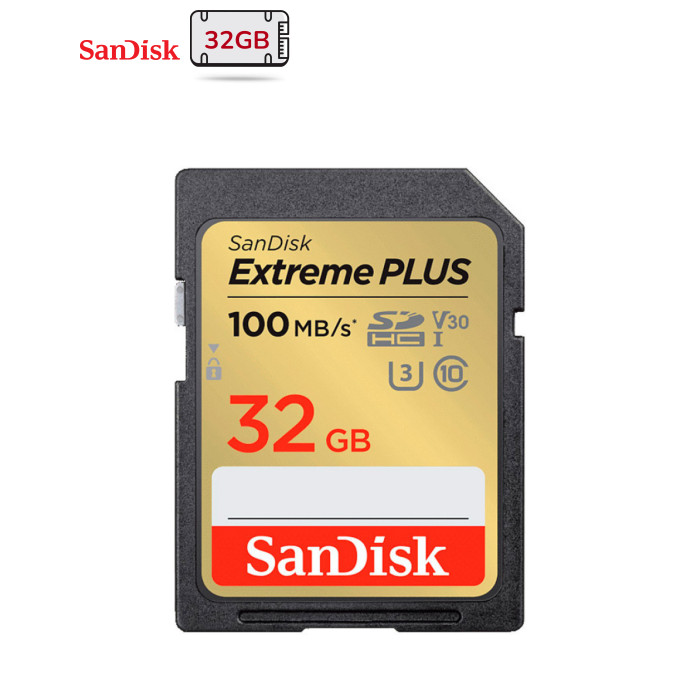 Карта пам'яті SanDisk 32GB SDXC class 10 Extreme PLUS (SDSDXWT-032G-GNCIN)