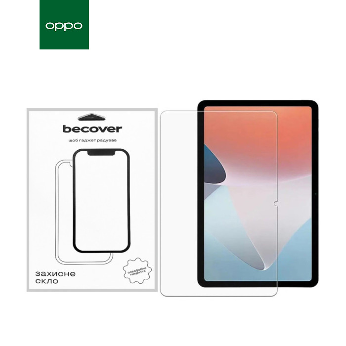 Стекло защитное BeCover Oppo Pad Neo (OPD2302)/ Oppo Pad Air2 11.4" (711063)