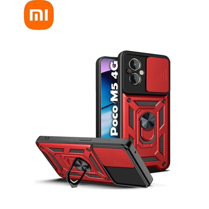 Чохол до мобільного телефона BeCover Military Poco M5 4G Red (710571)