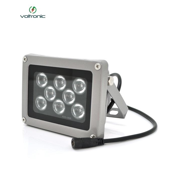 ІЧ-прожектор GY-IR006. 12V, 18W, 8LED, IP66, 850Нм, кут огляду 90 °, дальність до 70м.