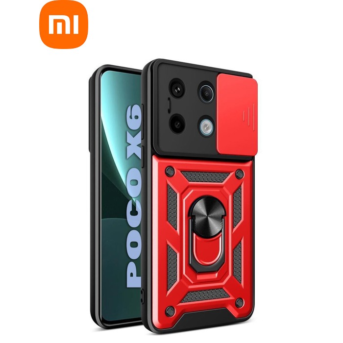 Чохол до мобільного телефона BeCover Military Poco X6 Red (711009)