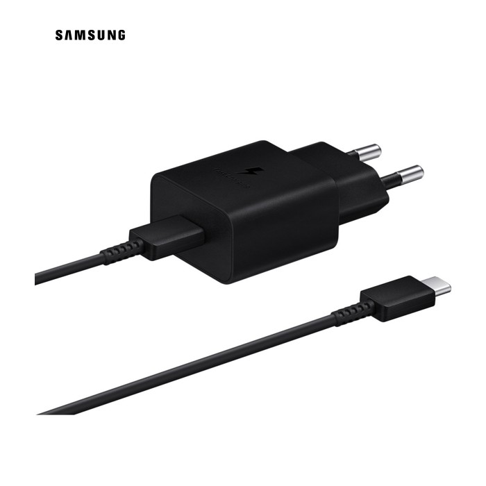 Зарядний пристрій Samsung USB-С 15W Black + Cable USB-C 1m (EP-T1510XBEGEU)
