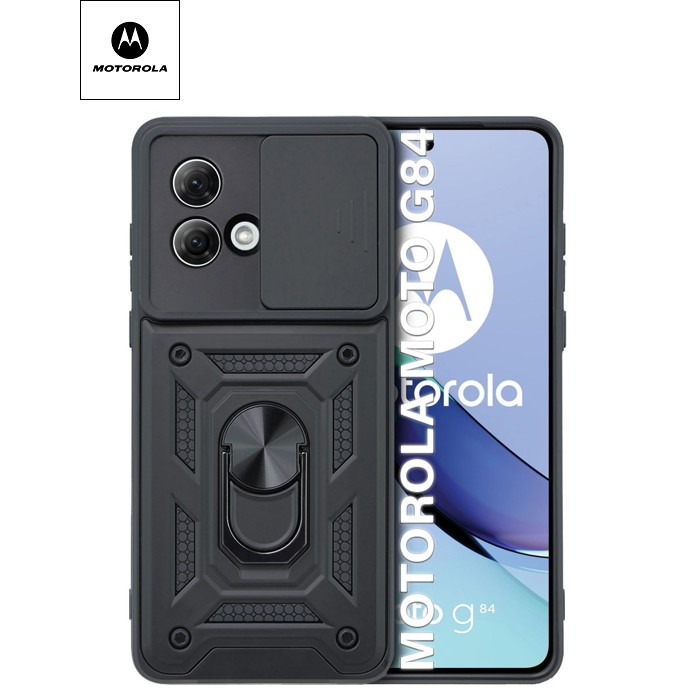 Чохол до мобільного телефона BeCover Military Motorola Moto G84 Black (710675)