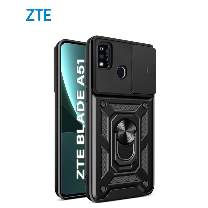 Чохол до мобільного телефона BeCover Military ZTE Blade A51 Black (710698)