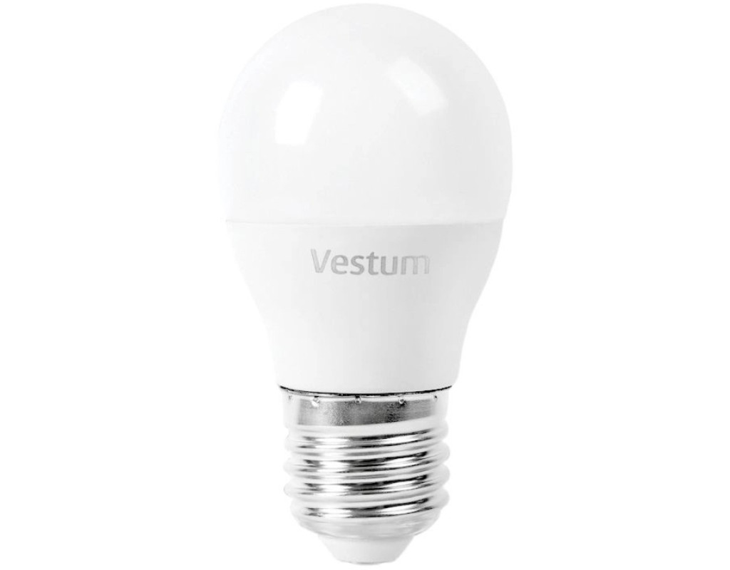 Лампочка Vestum G45 6W 4100K 220V E27 (1-VS-1201)