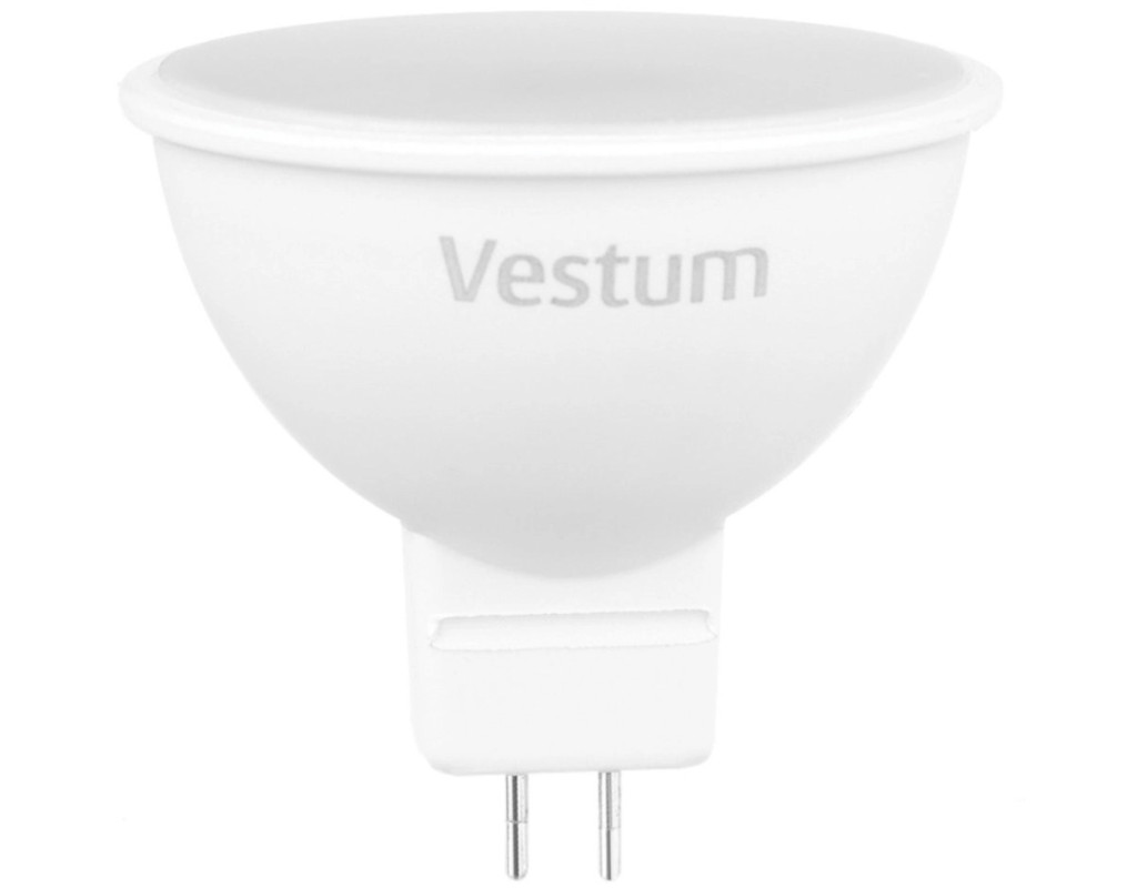 Лампочка Vestum MR16 5W 3000K 220V GU5.3 (1-VS-1504)