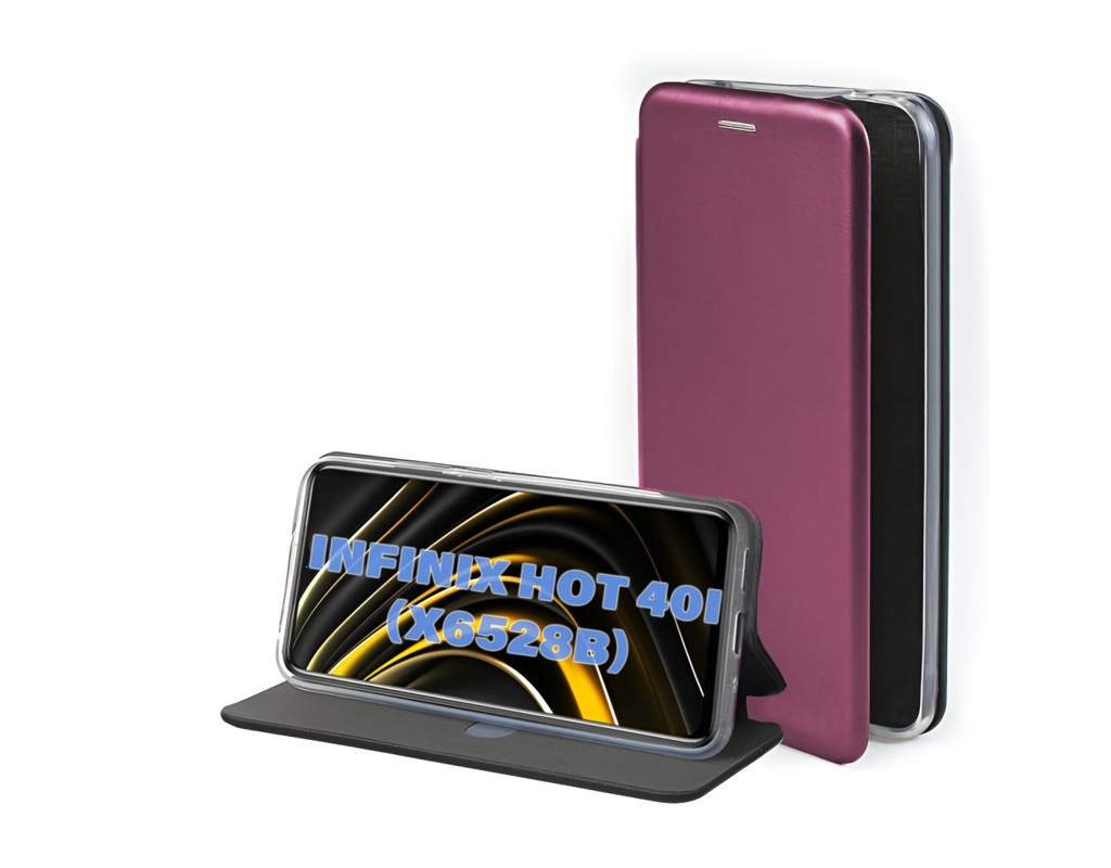 Чехол для мобильного телефона BeCover Exclusive Infinix Hot 40i (X6528B) Burgundy (711229)