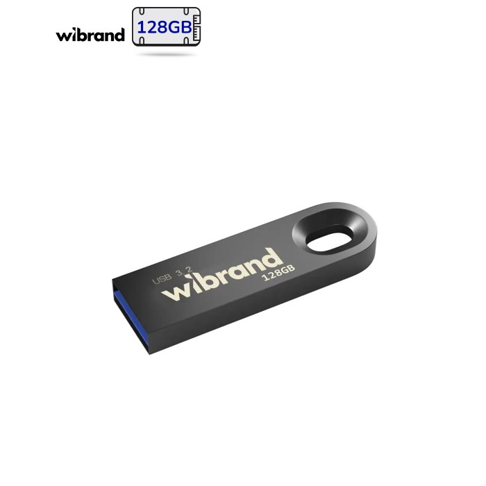 USB флеш накопитель Wibrand 128GB Eagle Grey USB 3.2 Gen 1 (USB 3.0) (WI3.2/EA128U10G)