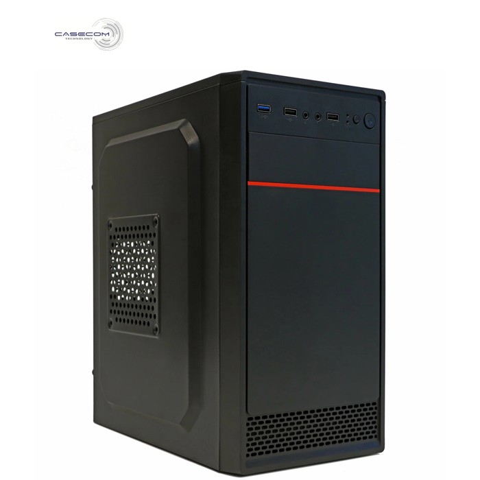 Корпус Casecom GN-1714 450W-120mm USB 3.0 mATX, Black