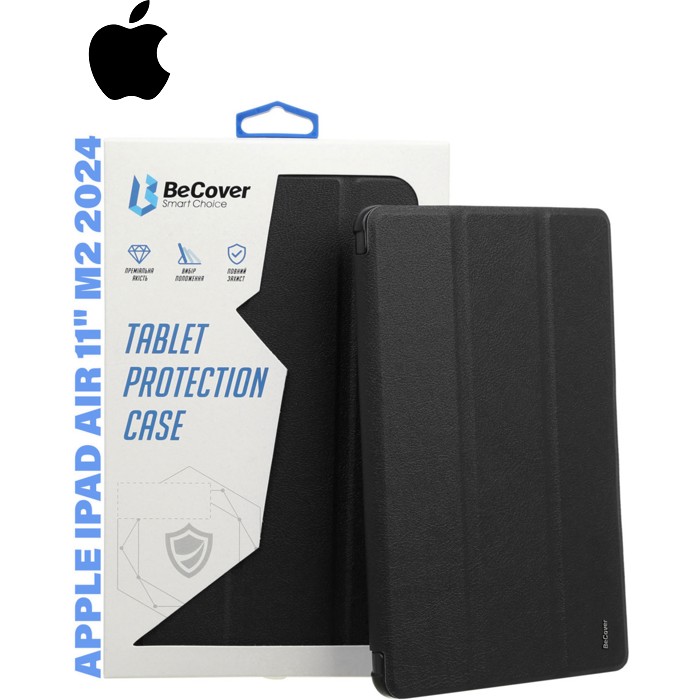 Чехол для планшета BeCover Soft Edge Apple iPad Air 11" M2/M3 (2024/2025) Black (711425)