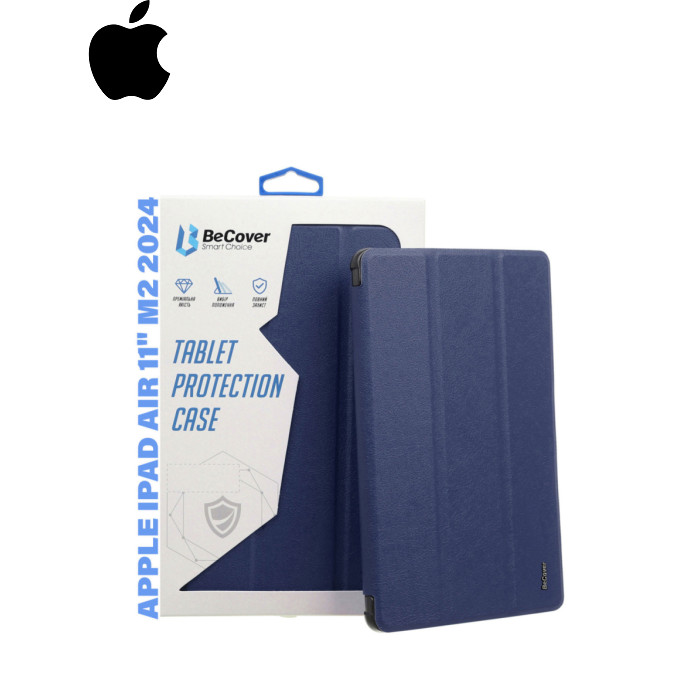 Чохол до планшета BeCover Tri Fold Hard TPU Apple iPad Air 11" M2/M3 (2024/2025) Deep Blue (711401)