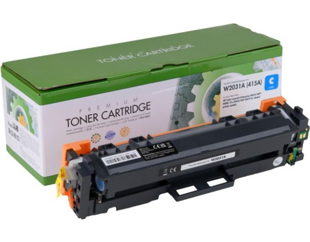 Картридж Static Control HP W2031A (415A) сyan (002-01-S2031A)