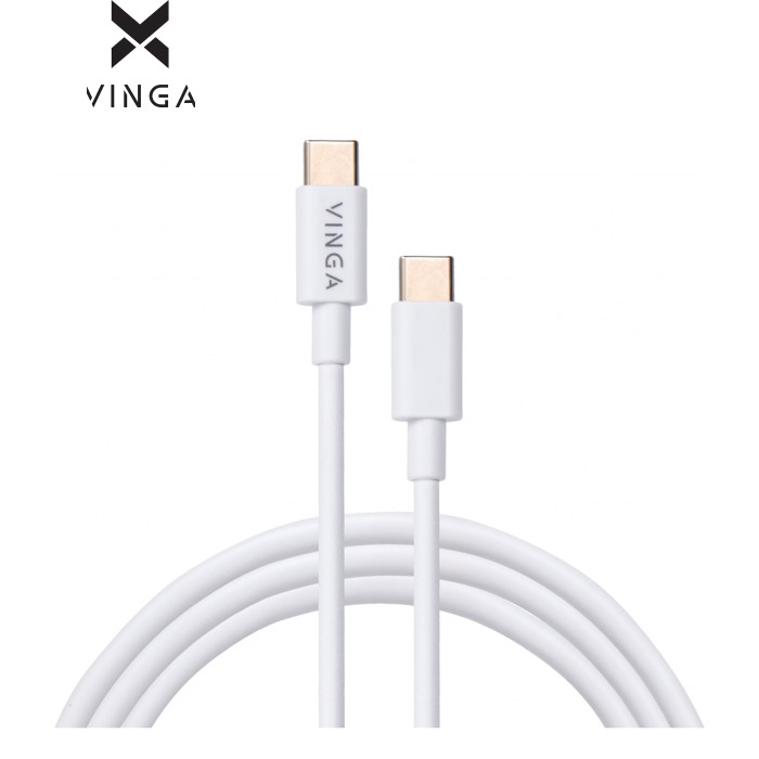 Дата кабель USB-C to USB-C 1.0m 45W PVC Vinga (VCPCTC45W)