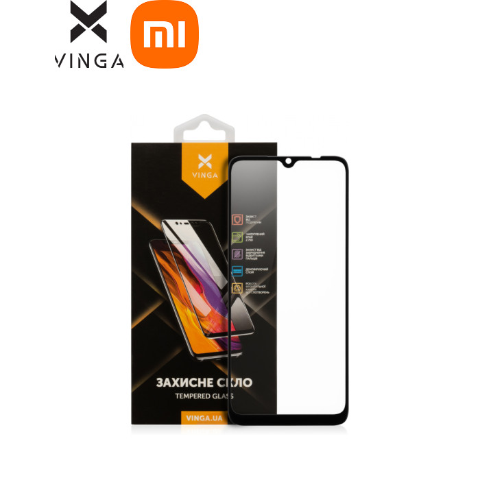 Стекло защитное Vinga Xiaomi Redmi 9A/9C/10A/A1 (VGXR9AC)