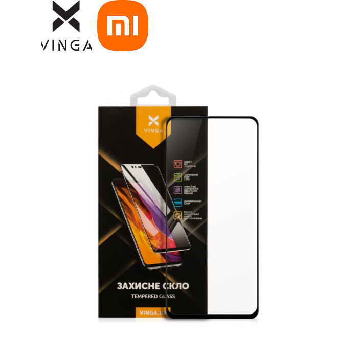 Скло захисне Vinga Xiaomi Redmi Note 9T (VGXRN9T)