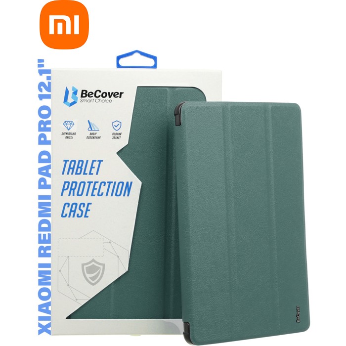 Чехол для планшета BeCover Smart Case Xiaomi Redmi Pad Pro 12.1'' Dark Green (711300)