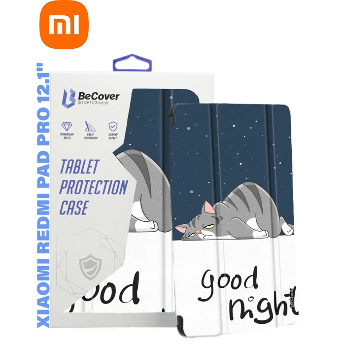 Чехол для планшета BeCover Smart Case Xiaomi Redmi Pad Pro 12.1'' Good Night (711301)