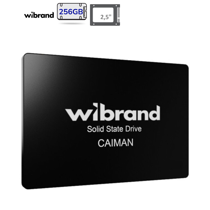 Накопичувач SSD 2.5" 256GB Caiman Wibrand (WI2.5SSD/CA256GBST)