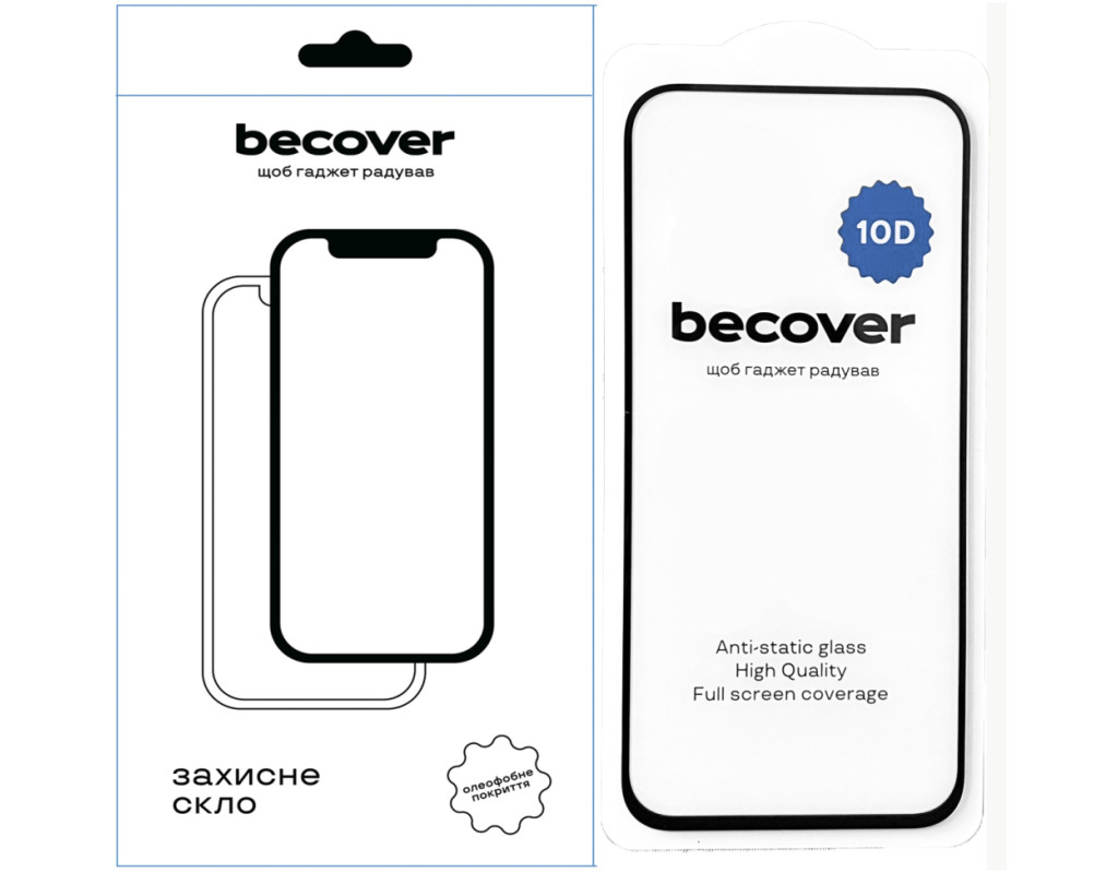 Стекло защитное BeCover Google Pixel 8a 10D Black (711491)