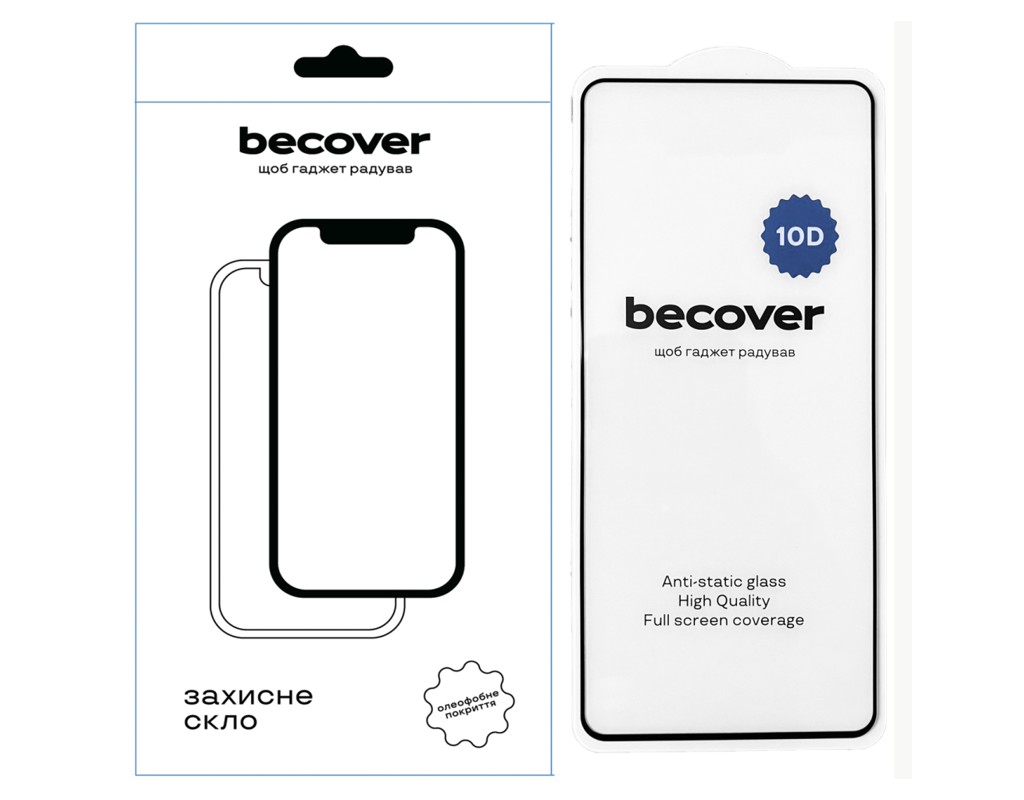 Стекло защитное BeCover OnePlus Nord 3 5G 10D Black (711337)