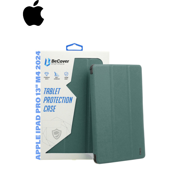 Чохол до планшета BeCover Smart Case Apple iPad Pro 13" M4 2024 Dark Green (711645)