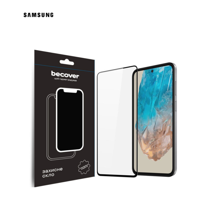 Стекло защитное BeCover Samsung Galaxy M35 5G SM-M356 Black (711529)