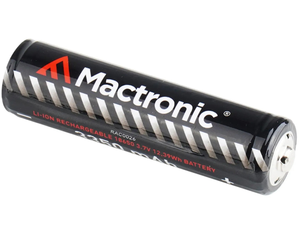 Аккумулятор Mactronic Li-ion 18650 3350 mAh (RAC0026)